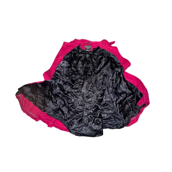 George Simonton Lambswool Cashmere Magenta Coat - Picture 8 of 10
